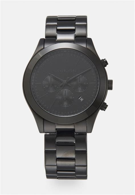 zalando michael kors slim runway|Michael Kors black chronograph watch.